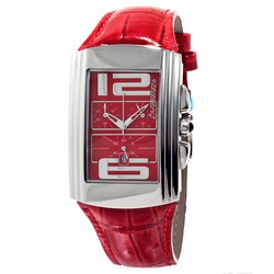 Reloj Chronotech Hombre CT7018M-05 Piel Rojo