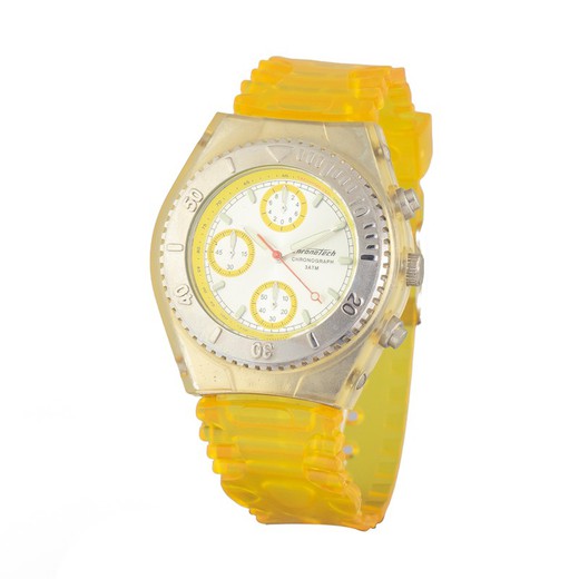 Reloj Chronotech Hombre CT7284-06 Caucho Amarillo