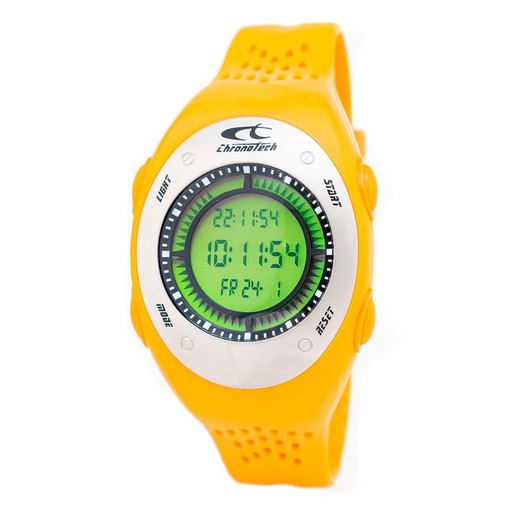 Reloj Chronotech Hombre CT7320-03 Caucho Naranja