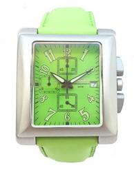 Reloj Chronotech Hombre CT7357-07 Piel Verde