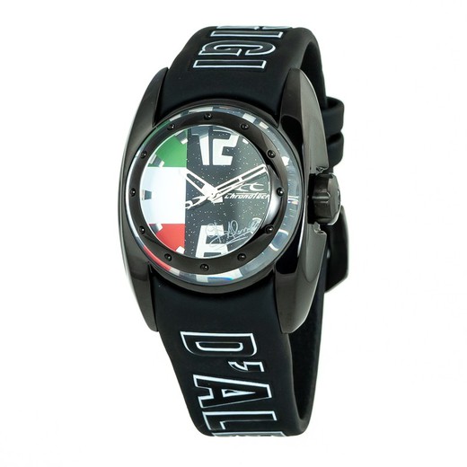 Reloj Chronotech Hombre CT7704B-35 Caucho Negro