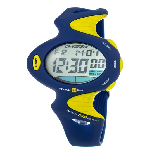 Reloj Chronotech Hombre CT8199M-17 Caucho Azul