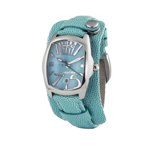 Reloj Chronotech Mujer CT2039L-24 Piel Azul