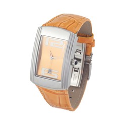 Reloj Chronotech Mujer CT7017B-07 Piel Naranja