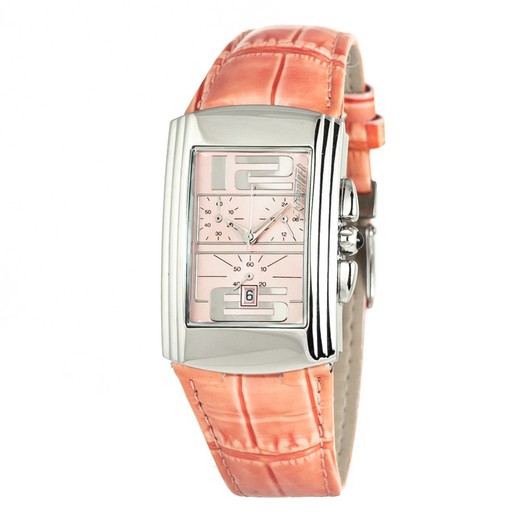 Reloj Chronotech Mujer CT7018B-02 Piel Rosa