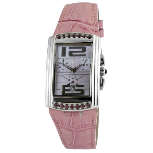 Reloj Chronotech Mujer CT7018B-02S Piel Rosa