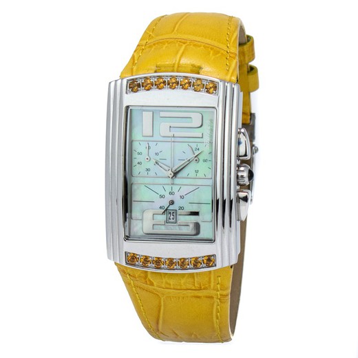 Reloj Chronotech Mujer CT7018B-06S Piel Amarillo