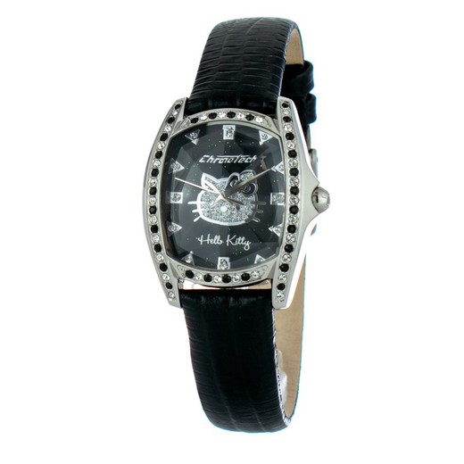 Reloj Chronotech Mujer CT7094SS-51 Piel Negro