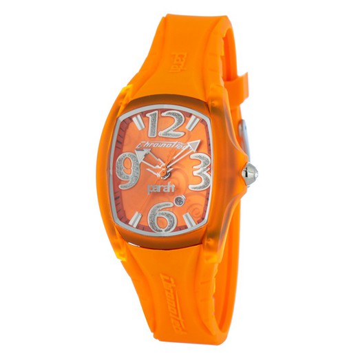 Reloj Chronotech Mujer CT7134L-08 Caucho Naranja