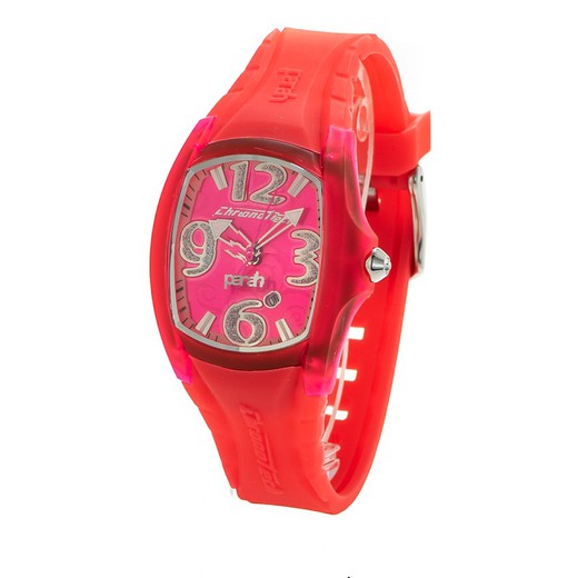 Reloj Chronotech Mujer CT7134L-10 Caucho Rojo