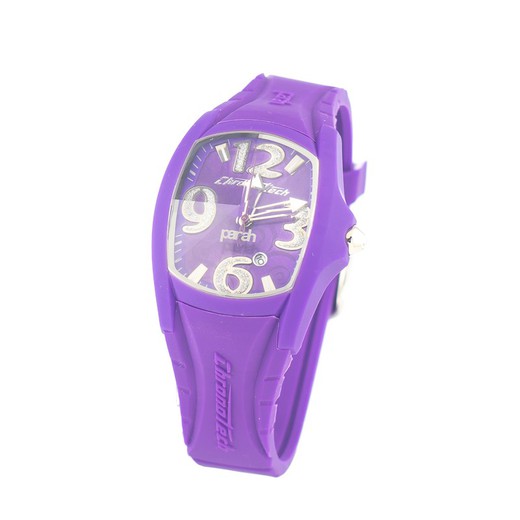 Reloj Chronotech Mujer CT7134L-11 Caucho Morado