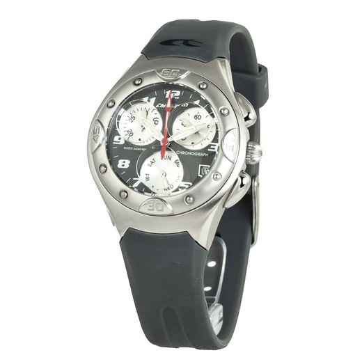 Reloj Chronotech Mujer CT7139L-02 Caucho Gris