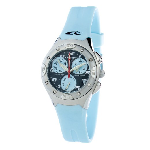 Reloj Chronotech Mujer CT7139L-04 Caucho Azul