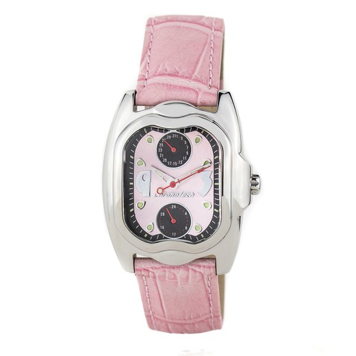 Reloj Chronotech Mujer CT7220L-08 Piel Rosa