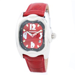 Reloj Chronotech Mujer CT7274M-01 Piel Rojo