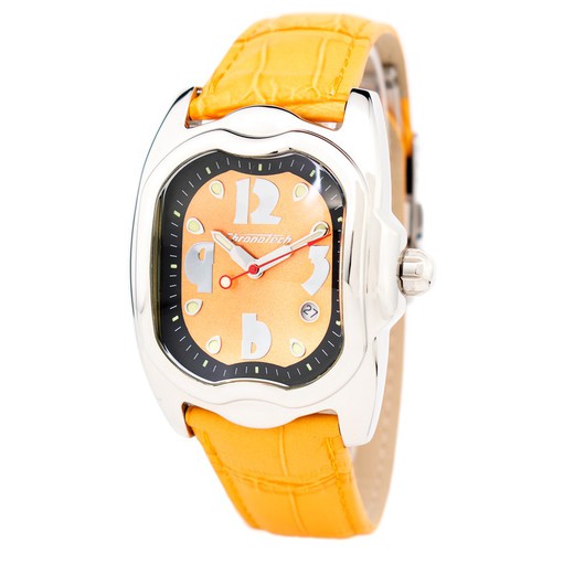 Reloj Chronotech Mujer CT7274M-06 Piel Naranja