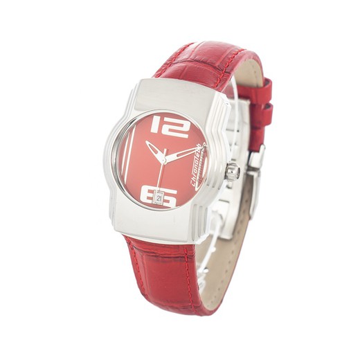 Reloj Chronotech Mujer CT7279B-05 Piel Rojo