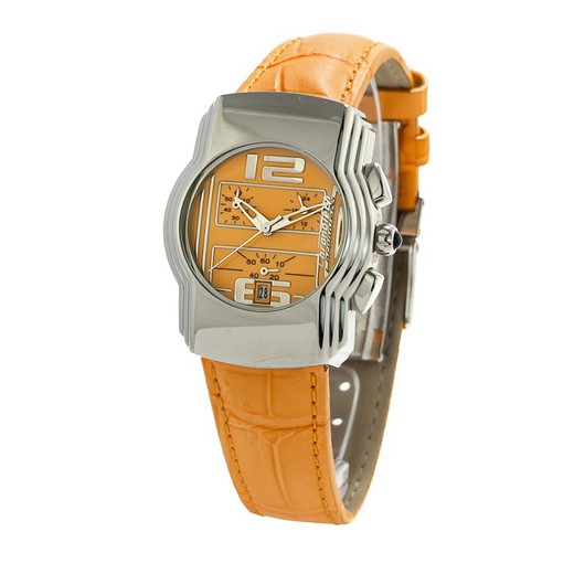 Reloj Chronotech Mujer CT7280B-07 Piel Naranja