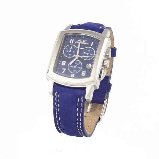 Reloj Chronotech Mujer CT7319B-02 Piel Azul