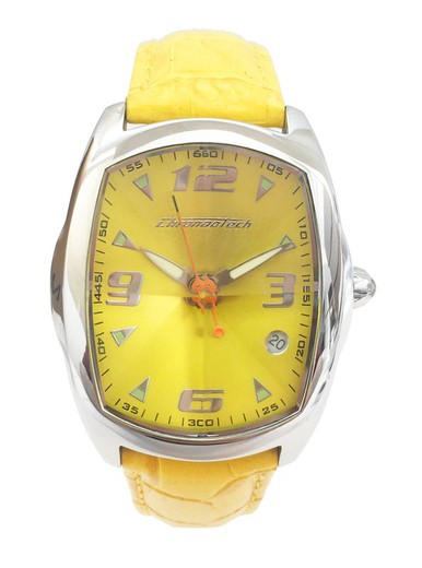 Reloj Chronotech Mujer CT7504L-05 Piel Amarillo