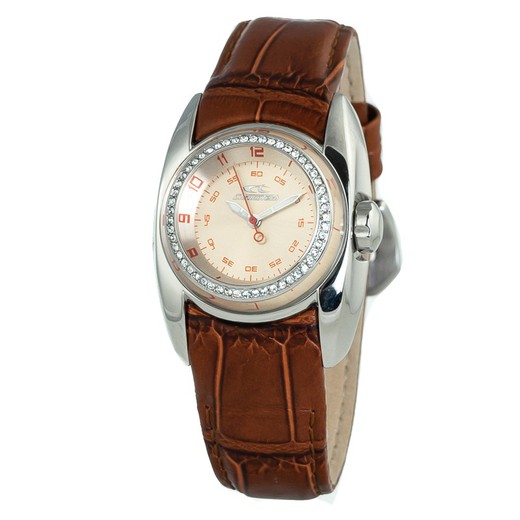 Reloj Chronotech Mujer CT7704LS-06 Piel Marron