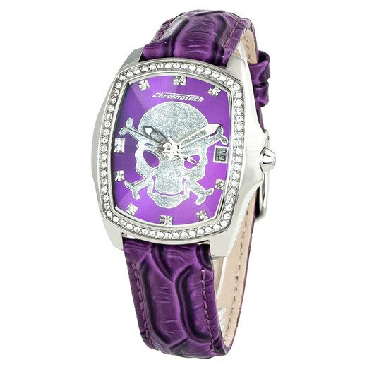 Reloj Chronotech Mujer CT7896LS-104 Piel Morado