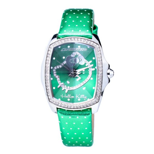 Reloj Chronotech Mujer CT7896LS-45 Piel Verde