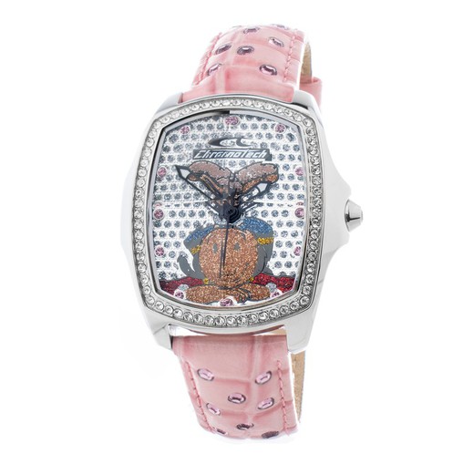 Reloj Chronotech Mujer CT7896LS-85 Piel Rosa