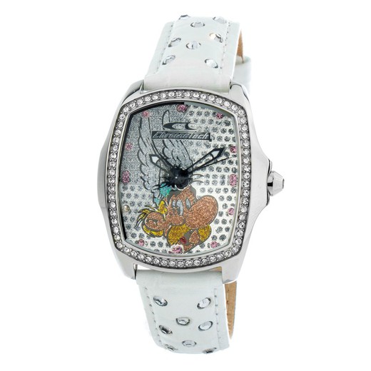 Reloj Chronotech Mujer CT7896LS-88 Piel Blanco