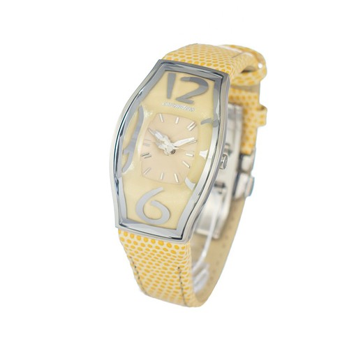 Reloj Chronotech Mujer CT7932AL-86 Piel Amarillo