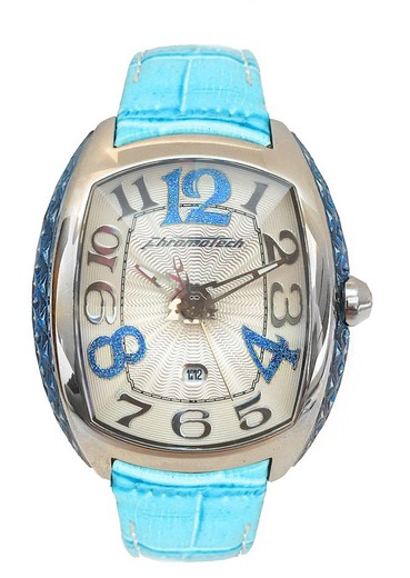 Reloj Chronotech Mujer CT7998L-01 Piel Azul