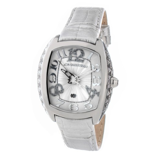 Reloj Chronotech Mujer CT7998L-09 Piel Plateado