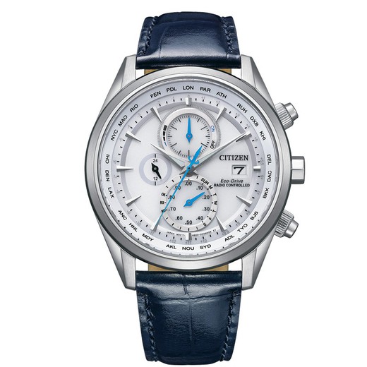 Citizen Men's Watch AT8260-18A Blue Leather