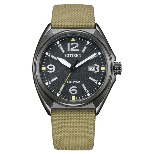 Reloj Citizen Hombre AW1575-08E Nylon Beige Military