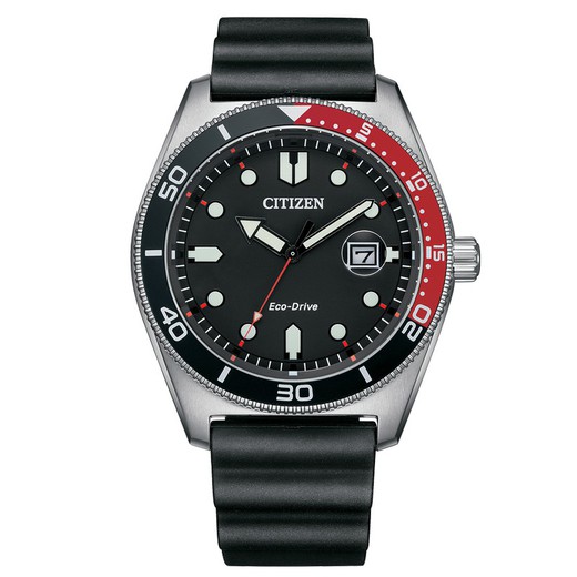 Relógio masculino Citizen AW1769-10E preto esportivo