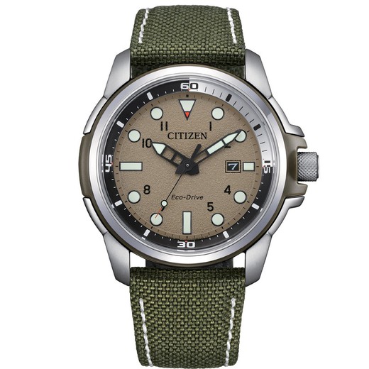 Montre Citizen Homme AW1801-19X Nylon Vert