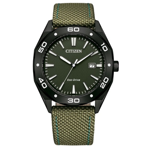 Reloj Citizen Hombre BM7635-01X Nylon Verde Active Sport