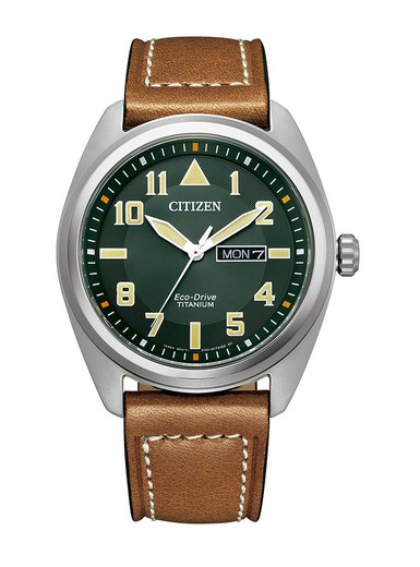 Citizen Men's Watch BM8560-11X Brown Leather