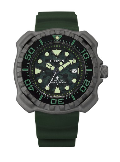Relógio masculino Citizen BN0228-06W Sport Green