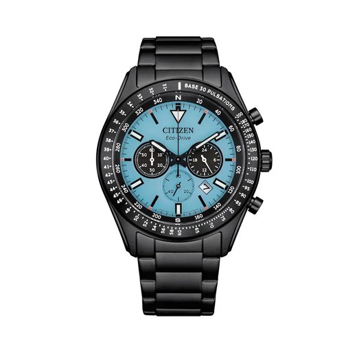 Relógio masculino Citizen CA4605-85L aço preto