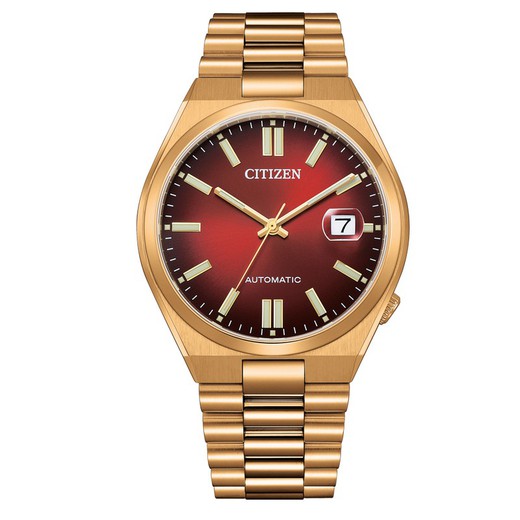Relógio masculino Citizen NJ0153-82X dourado automático
