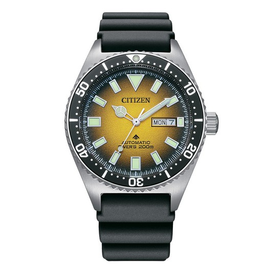 Zegarek męski Citizen NY0120-01X Automatyczny z czarnej gumy