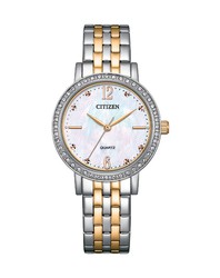 Reloj Citizen Mujer EL3106-59D Acero Bicolor Rosa Circonitas