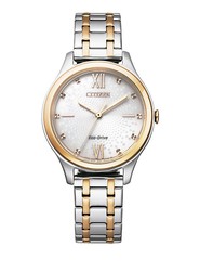 Zegarek Damski Citizen EM0506-77A Dwukolorowy