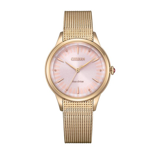 Γυναικείο ρολόι Citizen EM0818-82X Χρυσό Ατσάλι