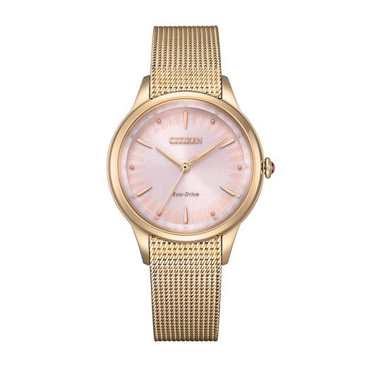 Citizen Women's Watch EM0818-82X Gold Steel