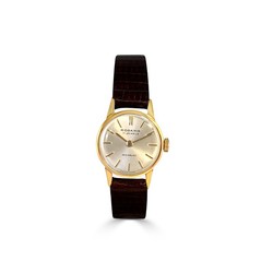 Cyma 18-karatowy złoty damski zegarek 1055 Black Velvet