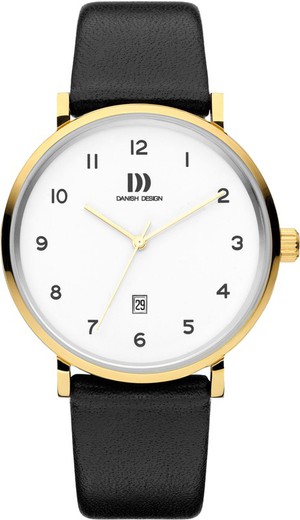 Reloj Danish Design Hombre Q1216IQ11 Piel Negro