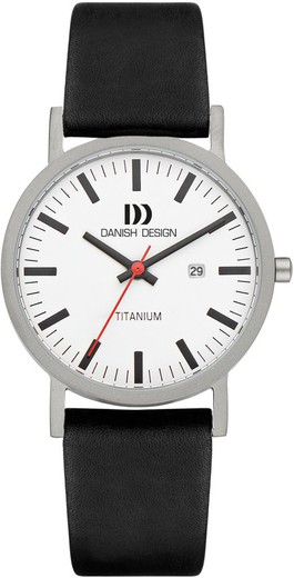 Reloj Danish Design Hombre Q1273IQ12 Piel Negro