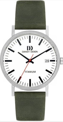 Reloj Danish Design Hombre Q1273IQ28 Piel Verde